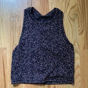 Shanti Crop Jacquard Tank